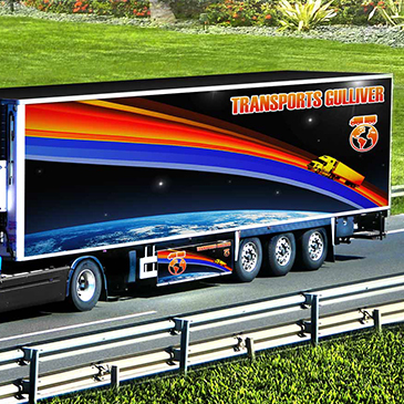Graphiste freelance, transports routiers poids-lourds