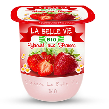 Design logo bio, packaging yaourt, infographiste freelance packagings agroalimentaire