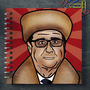 Illustration François Hollande Caricature |  Infographiste freelance